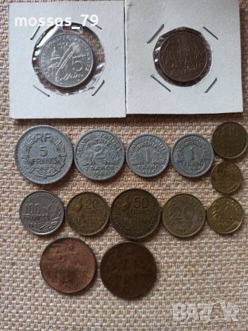 Лот Френски монети, снимка 2 - Нумизматика и бонистика - 39524913