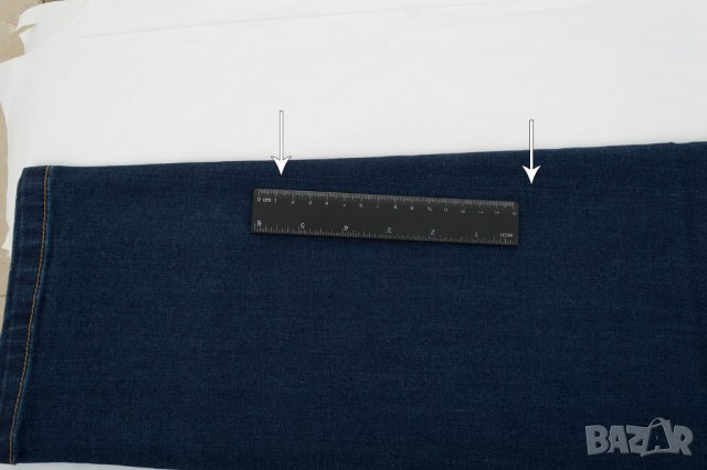 Тъмносини дамски 9/10 дънки с висока талия марка Tatuum W31/EU44, снимка 10 - Дънки - 31589703