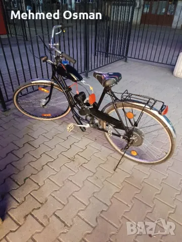 велосипед мотор 100 кубика черен