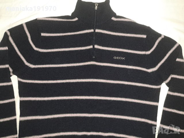 GEOX knit man (XL) мъжки вълнен пуловер, снимка 2 - Пуловери - 44269254