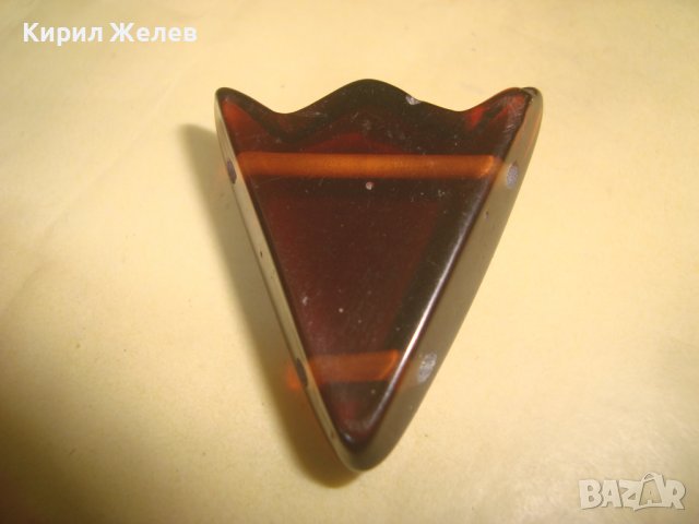 ЮВЕЛИРНО ШЛИФОВАН ПОЛИРАН НАТУРАЛЕН БАЛТИЙСКИ КЕХЛИБАР ЗВЕНО от СТАРА РЕТРО ГРИВНА ЦВЯТ КОНЯК 31416, снимка 10 - Антикварни и старинни предмети - 38065494