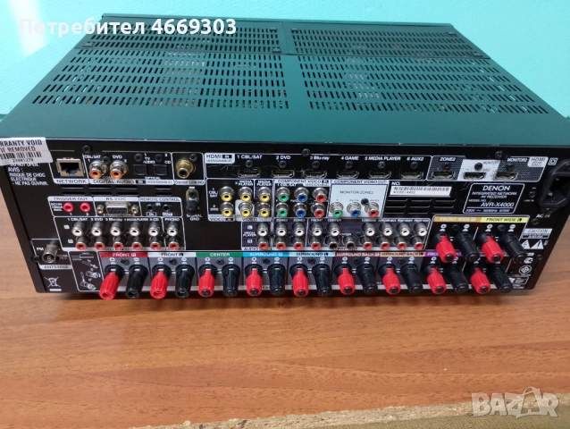 Denon AVR X4000 , снимка 6 - Ресийвъри, усилватели, смесителни пултове - 52974444