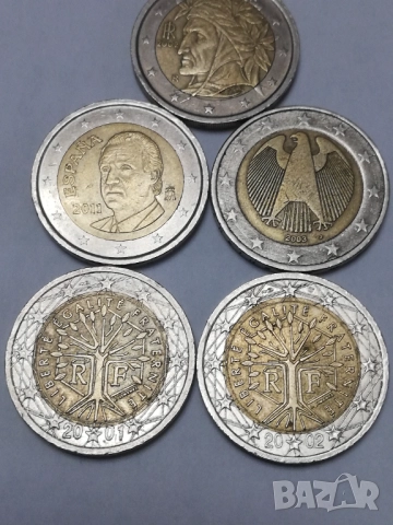 лот от 27 монети от 2 евро различни държави, снимка 18 - Нумизматика и бонистика - 47791967