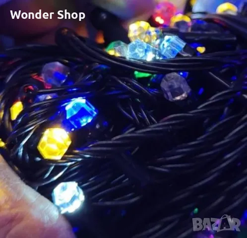 ✨Коледни лампички Кристал с удължител. ✨, снимка 5 - Декорация за дома - 47936689