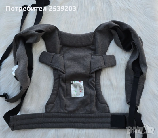 Ергономична раница Ergobaby - Embrace, Heather Grey, снимка 10 - Кенгура и ранички - 54240618