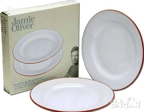 Нови Комплект от 2 броя чинии с диаметър 28 см от колекцията на Джейми Оливър. Изработени от високок