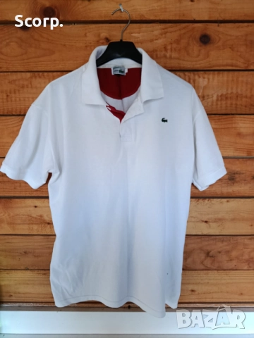 Vintage Lacoste Polo T-Shirt 90s/ Оригинална Lacoste поло тениска | ПЕРФЕКТНО СЪСТОЯНИЕ | , снимка 2 - Тениски - 52858727