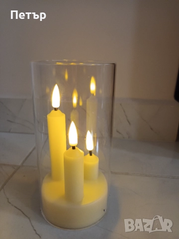 LED свещи 3 в 1, LED коледни свещи, украса за празник