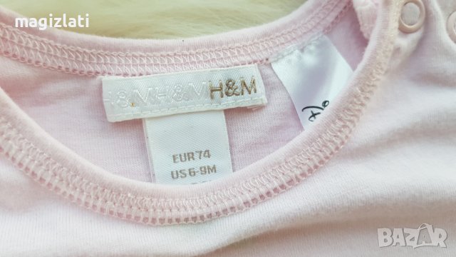 Бебешки блузи ZARA и H&M 6-9 месеца , снимка 4 - Бебешки блузки - 38157888