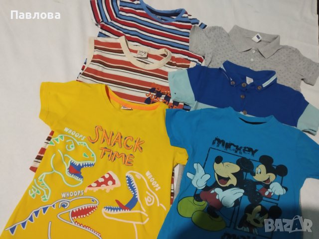 Сет от нови блузки къс ръкав 4-5 год.-18,90 лева за сет, снимка 6 - Детски тениски и потници - 37051758