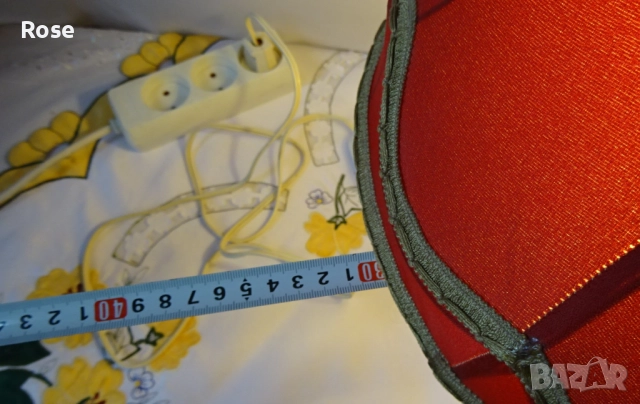 Лампа с фигурка на възрастна двойка, седнала на пейка под дърво. , снимка 15 - Настолни лампи - 52686354