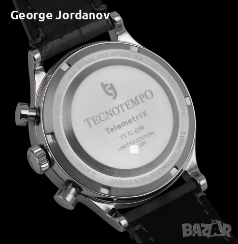 Automatic Chronograph "TECNOTEMPO -TelemetriX", снимка 7 - Мъжки - 52950645