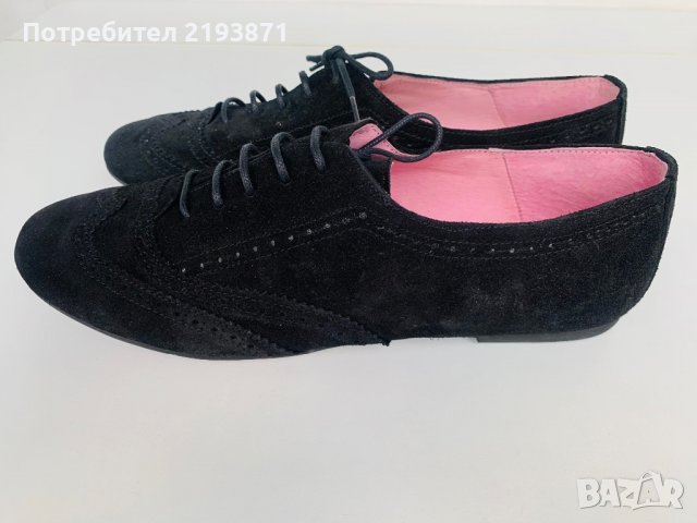 Нови оксфорд обувки естествена кожа номер 40-41, снимка 2 - Дамски ежедневни обувки - 37981771