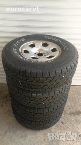 4 броя гуми YOKOHAMA Geolandar A/T-S 265/75R16 с джанти за Nissan Pathfinder / Navara d40 7JX16'', снимка 3 - Гуми и джанти - 35451992