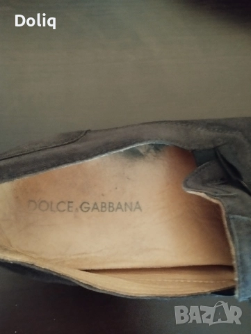 Мъжки мокасини марка D&G, снимка 3 - Мокасини - 51807545