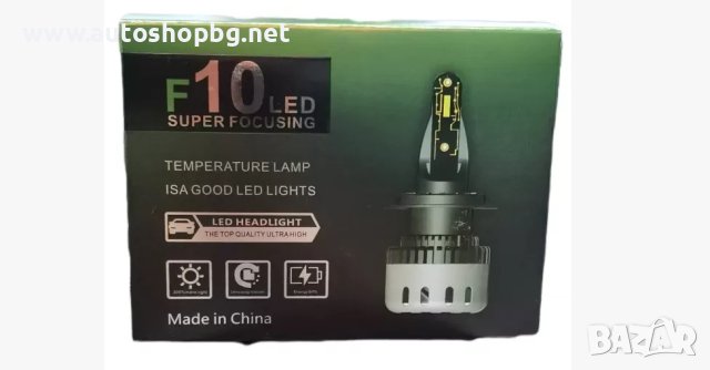 LED крушки за фар H4 - F10 6000K 12V/24V, снимка 2 - Аксесоари и консумативи - 40853283