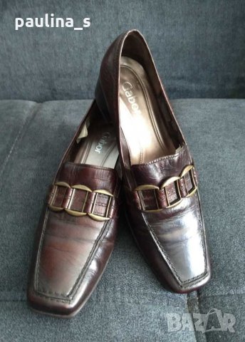 Естествена кожа / дамски обувки "Gabor"®, снимка 1 - Дамски елегантни обувки - 29993605