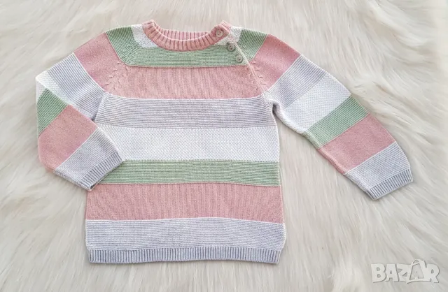 Детски пуловер H&M 12-18 месеца, снимка 3 - Бебешки блузки - 47598811