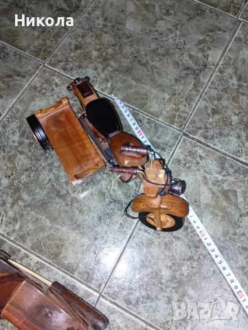 Дървени мотори, снимка 3 - Статуетки - 50665954