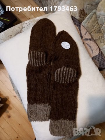 Ръчно плетени чорапи от вълна 43 размер