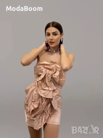 Дамска къса рокля , снимка 3 - Рокли - 48592503