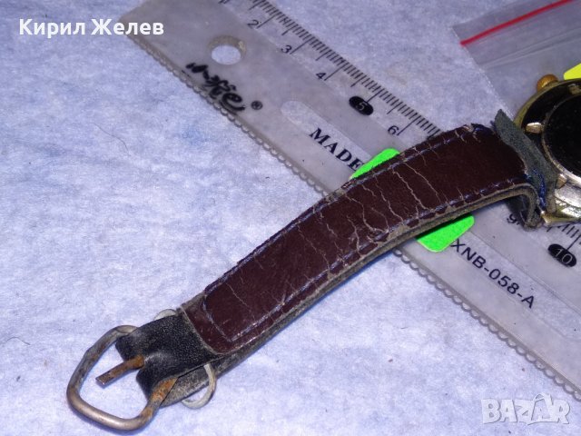 ПОЛЕТ 17 КАМЪКА Стар РУСКИ КОЛЕКЦИОНЕРСКИ СССР МЪЖКИ МЕХАНИЧЕН ЧАСОВНИК с КОЖЕНА КАИШКА 35324, снимка 11 - Антикварни и старинни предмети - 39892623