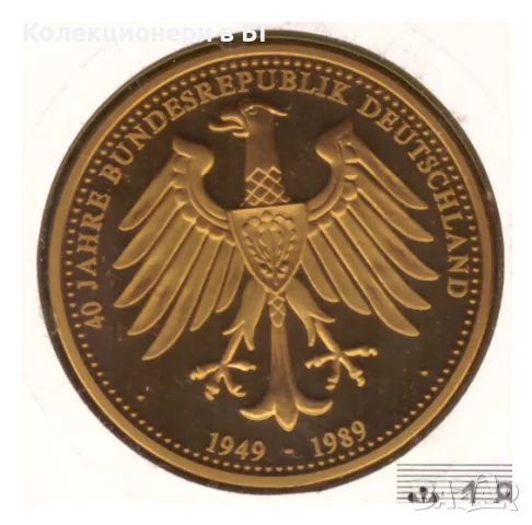 НУМИЗМАТИЧЕН ПЛИК С МАСИВЕН ПЛАКЕТ (NUMISBRIEF) - ГЕРМАНИЯ, снимка 3 - Нумизматика и бонистика - 56086486