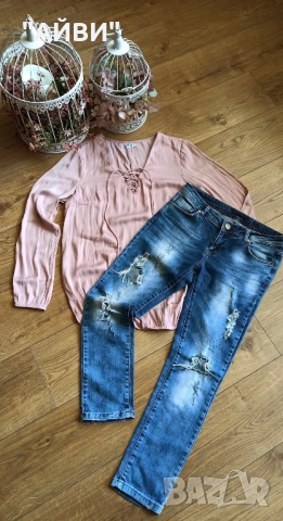 Дамски маркови дънки и риза, снимка 5 - Дънки - 54031167