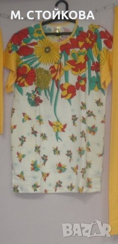 ЛИКВИДАЦИЯ! Памучни блузи с къс ръкав, снимка 3 - Тениски - 22211007