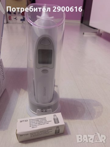 Ушен термометър със сменяема защитна капачка. , снимка 5 - Медицинска апаратура - 31751990