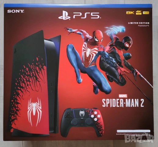 Нов неразпечатан Marvel's Spider-Man PS5 PlayStation 5 ПлейСтейшън