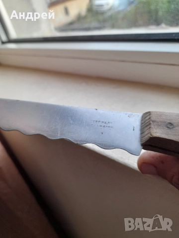 Стар кухненски нож #37, снимка 4 - Други ценни предмети - 51894653
