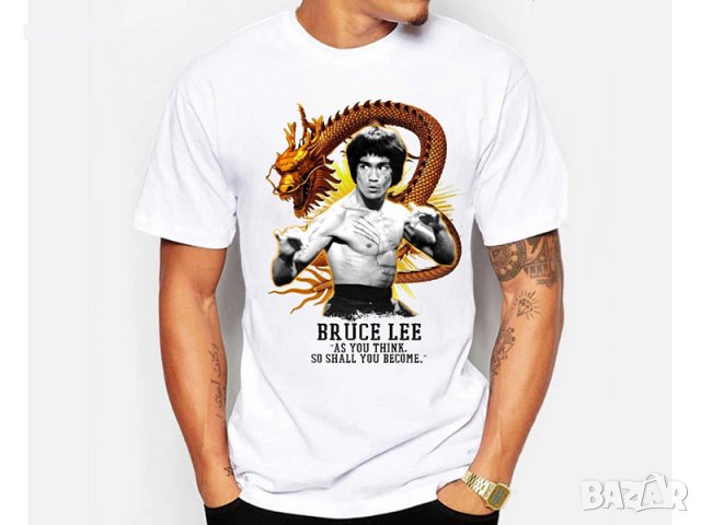 Мъжка тениска Bruce Lee 4 модела всички размери, снимка 2 - Тениски - 28353769