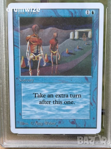 Magic The Gathering - Time Walk UE Card, снимка 2 - Колекции - 50942353