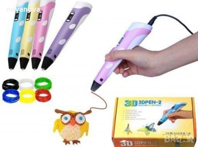  3d писалка за пространствено рисуване и моделиране, снимка 9 - Пластелини, моделини и пясъци - 35431680