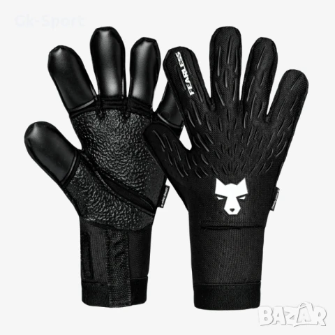 Вратарски ръкавици Fearless WOLF IRONPALM ONYX BLACK размер 6,7,9
