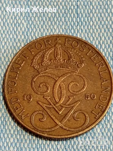 Монета 5 йоре 1950г. Кралство Швеция за КОЛЕКЦИЯ 30399, снимка 4 - Нумизматика и бонистика - 48664470