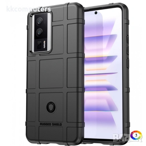 Xiaomi Poco F5 Pro TPU Удароустойчив Калъф и Протектор