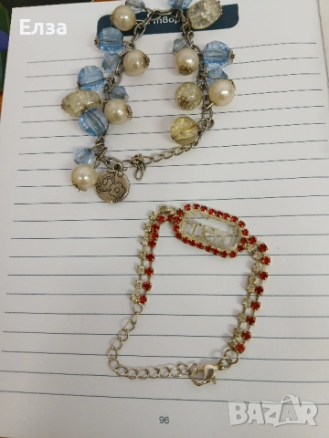 Три гривни и брошка за жени, снимка 2 - Гривни - 52681606