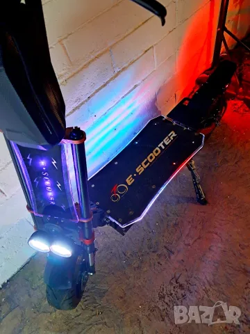 Голяма Електрически Скутер Тротинетка със Седалка, OBARTER X5 13" 8000W Хидравлични Спирачки 13 цола, снимка 4 - Друга електроника - 55853270