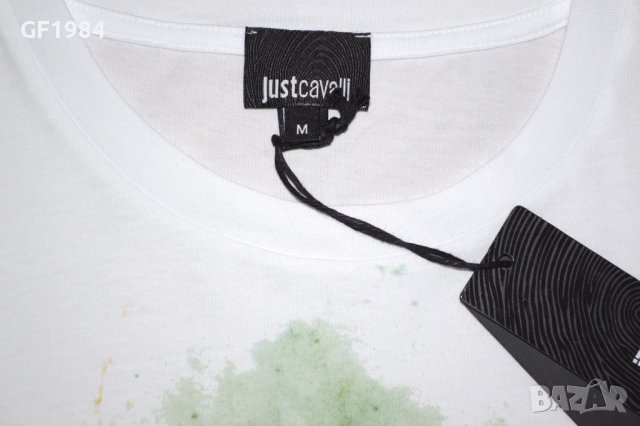 Just Cavalli - мъжка тениска, размер M, снимка 2 - Тениски - 40520606
