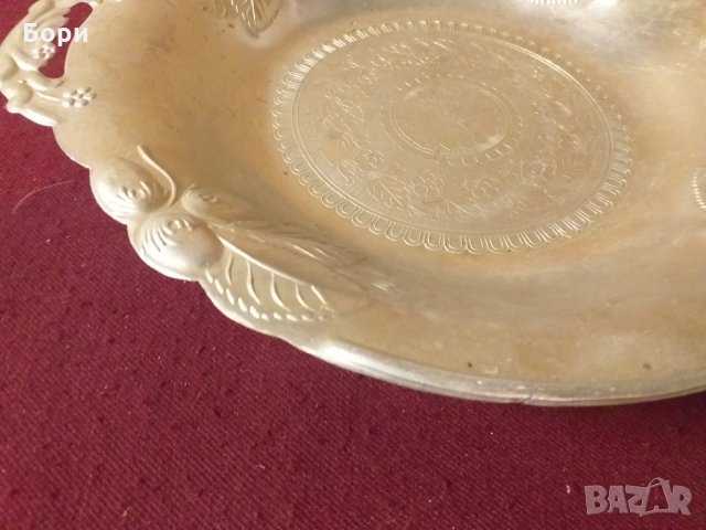 Стара руска алуминиева чиния, снимка 4 - Чинии - 34511424