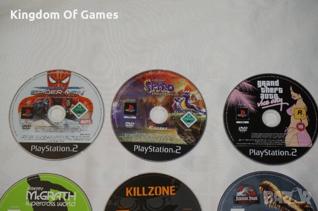 Игри за PS2 Spider-Man:Web of Shadows/Spyro/Genji/GTA Vice City/GUN/Jurassic Park/Virtua Fighter , снимка 2 - Игри за PlayStation - 52596656