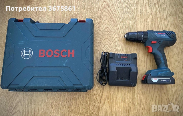 Акумулаторен Винтоверт BOSH Professional GSB 180-LI, снимка 5 - Винтоверти - 53046559