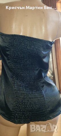 Сатенен Корсет с кожени Катарами , снимка 4 - Корсети, бюстиета, топове - 31479064