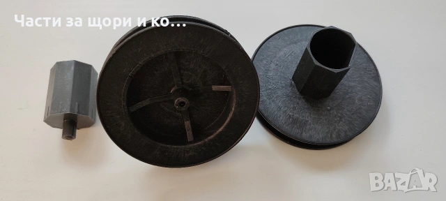 Макара и накрайник за външна щора.