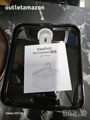 Фонтан за котки, 2,2 л фонтан за пиене за котки и кучета, супер тих, снимка 7 - За котки - 52855086