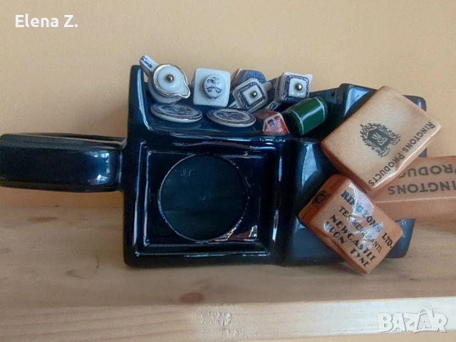 Рядък колекционерски чайник камионче с порцелан Ringtons Cardew, снимка 16 - Други ценни предмети - 54142444