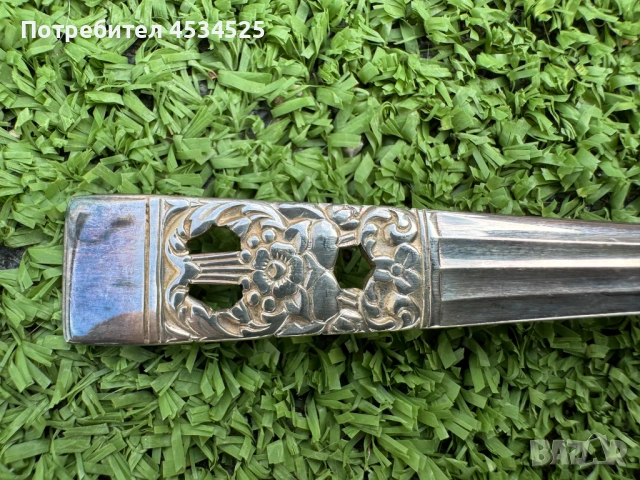 🍴 Елегантни посребрени десертни вилици – Community Plate “Hampton Court” (1936 г.), снимка 3 - Антикварни и старинни предмети - 54326690