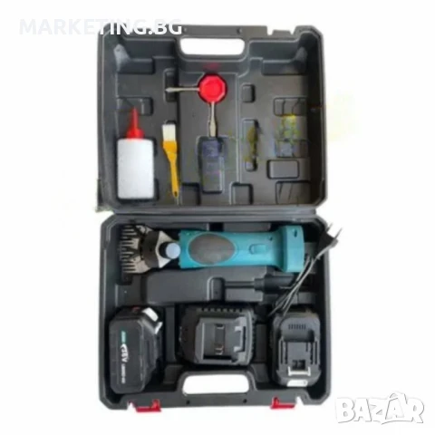 Акумулаторна машинка за подстригване на животни KraftRoyal 36V, 8.0Ah, с 2 батерии, снимка 4 - За селскостопански - 50536293